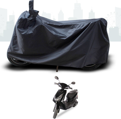 ANTHUB Two Wheeler Cover for Ampere(E Lite, Black)