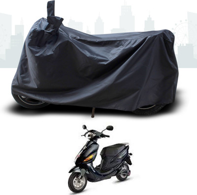 SEBONGO Two Wheeler Cover for Hero(Electric Cruz, Black)