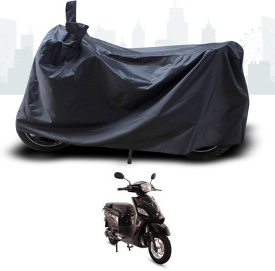 ANTHUB Two Wheeler Cover for Hero(Electric NYX, Black)