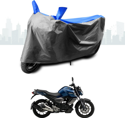 GOSHIV-car and bike accessories Two Wheeler Cover for Yamaha(FZ1, Blue)