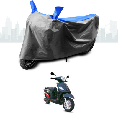 SEBONGO Two Wheeler Cover for Hero(Electric NYX e5, Blue)