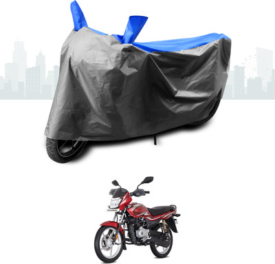 ANTHUB Two Wheeler Cover for Bajaj(Platina 110 H-Gear, Blue)