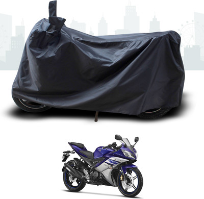 ANTHUB Two Wheeler Cover for Yamaha(YZF R15 Ver 2.0, Black)