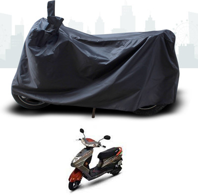 SEBONGO Two Wheeler Cover for Okinawa(Ridge Plus, Black)