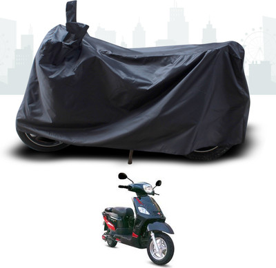 ANTHUB Two Wheeler Cover for Hero(Electric NYX e5, Black)