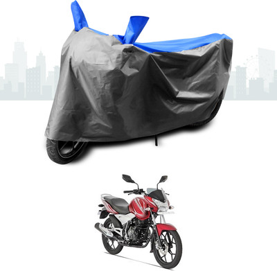 ANTHUB Two Wheeler Cover for Bajaj(Discover 125 DTS-i, Blue)