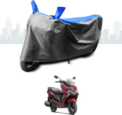SEBONGO Two Wheeler Cover for Suzuki(Burgman Street, Blue)