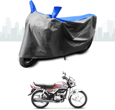 SEBONGO Two Wheeler Cover for Hero(HF Deluxe, Blue)