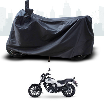 SEBONGO Two Wheeler Cover for Bajaj(Avenger 220 Street, Black)