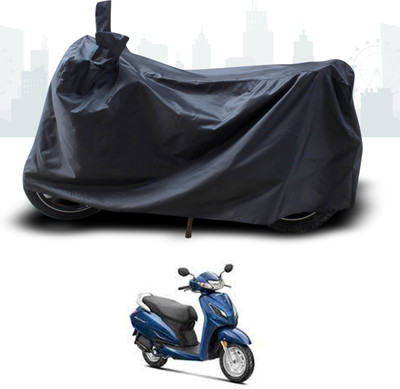 SEBONGO Two Wheeler Cover for Honda(Activa 125, Black)