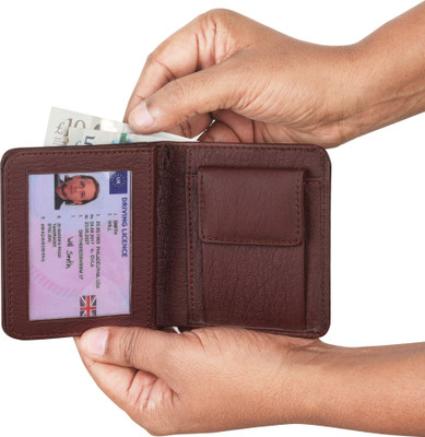 ShopMore Men Brown Artificial Leather Wallet(7 Card Slots)