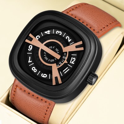 HINIVA WATCHES Seven Friday Brown Sporty Square Seven Friday Watch Analog Watch  - For Men