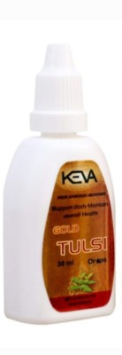 KEVA Gold Tulsi Drop With Immunity Booster [2×30 ml=60ml] ( Pack Of 2)(Pack of 2)