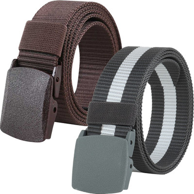 HENEDA Men Casual Multicolor Nylon Belt