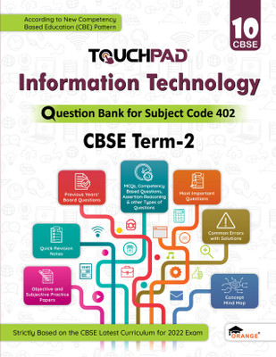 Touchpad Question Bank, Information Technology for Class 10 (CBSE), Term 2 - Subject Code 402(Paperback, Meena Seth)