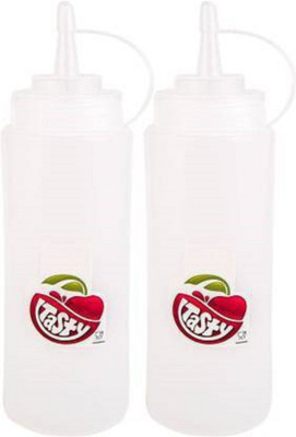 WiiBross 500 ml Plastic Bottle(Pack of 2, White)