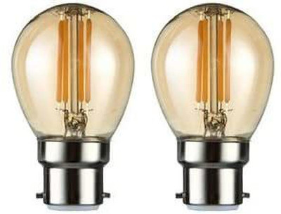 ARTDECOR 4 W Basic Round B22 LED Bulb(Yellow)