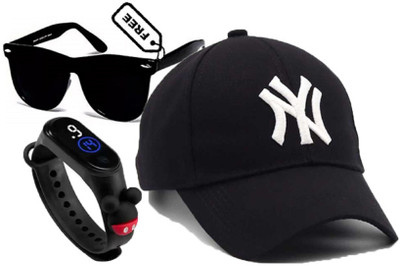 FLEXCY Sports/Regular Cap Cap(Pack of 3)