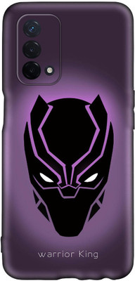 CLASSYPRINT Back Cover for Oppo A74 5G(Purple, Black)