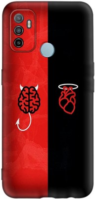 CLASSYPRINT Back Cover for Oppo A53 / Oppo A33 2020(Black, Red)