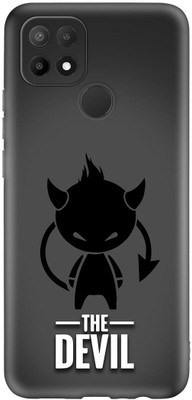 CLASSYPRINT Back Cover for Oppo A15 / Oppo A15s(Black, Grey)