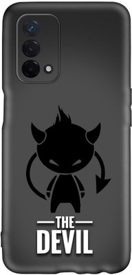 CLASSYPRINT Back Cover for Oppo A74 5G(Grey, Black)