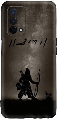 CLASSYPRINT Back Cover for Oppo A74 5G(Grey, Black)