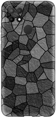 CLASSYPRINT Back Cover for Oppo A15 / Oppo A15s(Grey, Black)