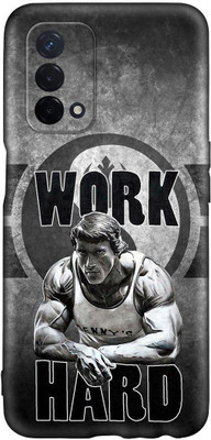 CLASSYPRINT Back Cover for Oppo A74 5G(Black, Grey)