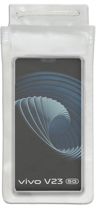 ACM Pouch for Vivo V23(Transparent, Waterproof, Silicon, Pack of: 1)