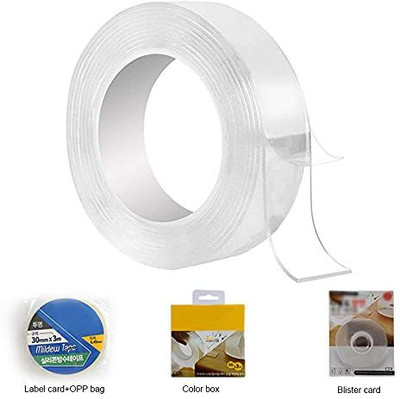 AKSH TRADING Double Sided Adhesive Adhesive Tape (Manual)(Set of 1, White)