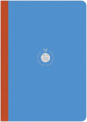 Flexbook Large Size 17x24cm Smartbook 70gsm Beyond 360 Degree Flexible Regular Notebook Ruled 160 Pages(Blue)