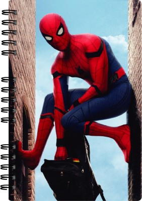 CREATIVE CONVERT Spiderman A5 Notebook RULED 160 Pages(Multicolor)