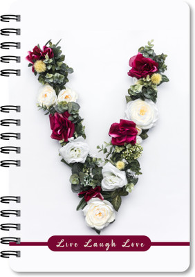 CREATIVE CONVERT V Letter A5 Notebook RULED 160 Pages(Multicolor)