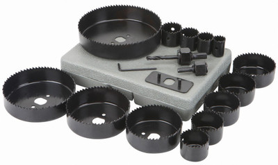 Inditrust new Heavy duty Multi Type 16 pc wood hole saw cutting set for Wood working Wood Cutter