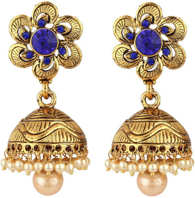 STYYLO FASHION Diva Style Zircon Alloy Jhumki Earring