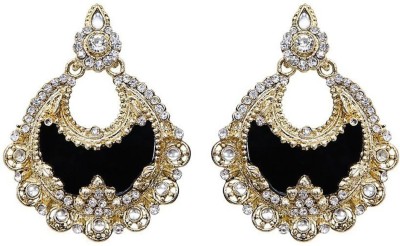 STYYLO FASHION Bollywood Style Zircon Alloy Chandbali Earring