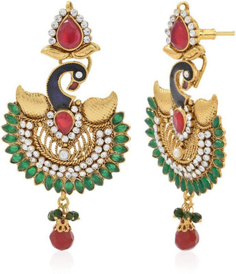 Jewels Capital Diva STyle Zircon Alloy Drops & Danglers