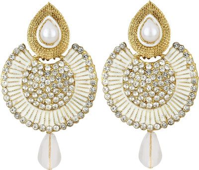 STYYLO FASHION Diva style Zircon Alloy Chandbali Earring