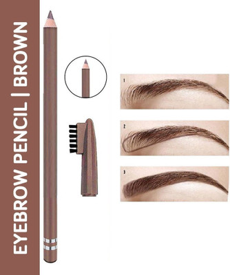 BLUEMERMAID Professional Matte Eye brow Pencil Eyebrow Pencil Brow Makeup Tool For Travel(Brown)