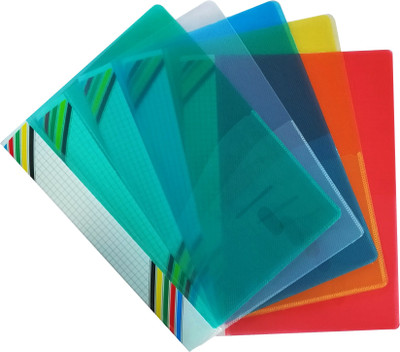 SHINING ZON Report File Folder Document File(Set Of 5, Multicolor)