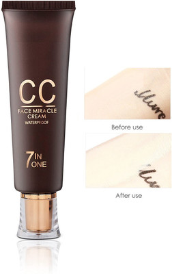 tanvi27 New Color Complexion Care 7 in 1 CC Face Miracle Cream  Foundation(BEIGE, 60 g)