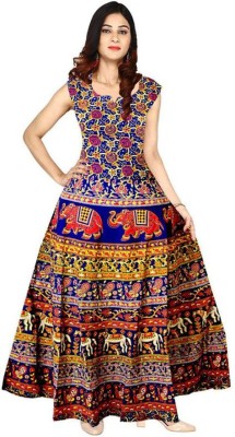 Shrisay fashion Anarkali Gown(Multicolor)
