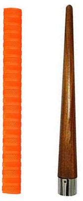 Dinetic Cricket Bat Handle Grip Replacement Grip With Free Grip Cone Super Tacky(Pack of 1)
