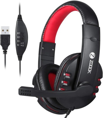 Zoook Communicate Wired Gaming Headset(Black, On the Ear)