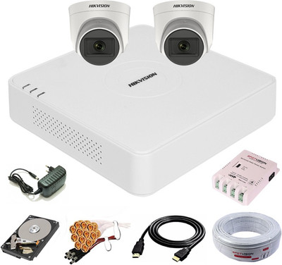 HIKVISION 1080P TURBO HD AUDIO CAMERA,DS-2CE76dOT-ITPFS,COMBO-AU-305 Security Camera(500 GB, 4 Channel)