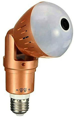 MatLogix Wireless Bulb 360° IP WiFi Camera 5mp Security Camera(128 GB, 1 Channel)