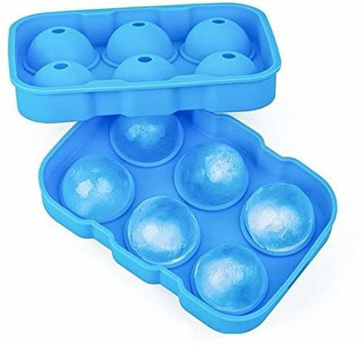 Nilzone Blue Silicone Ice Ball Tray(Pack of1)