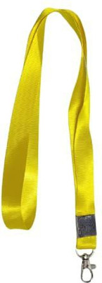 Dotpot 24mm Thick Lanyards with Badge Clip Lanyard(Yellow)