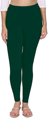 FC First Choice Ankle Length  Ethnic Wear Legging(Green, Solid)